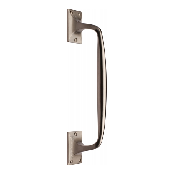 V1150 310-SN • 310mm • Satin Nickel • Heritage Brass Traditional Cranked Pull Handle